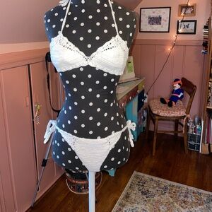 Handmade crochet string bikini